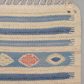 Barbro Nilsson, A CARPET, "Blåbär, ljus", tapestry weave, ca 381,5 x 202,5 cm, signed AB MMF BN.