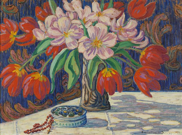 Bergliot von Delwig, "Röda tulpaner".