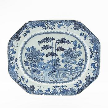 Serving dish China Qianlong (1736-95) porcelain.