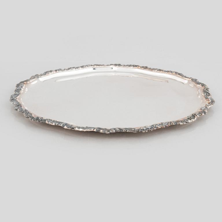 A silver tray, Kultakeskus, Hämeenlinna, Finland 1980.