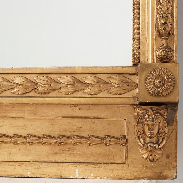 A Late Gustavian mirror attributed to Pehr Ljung.