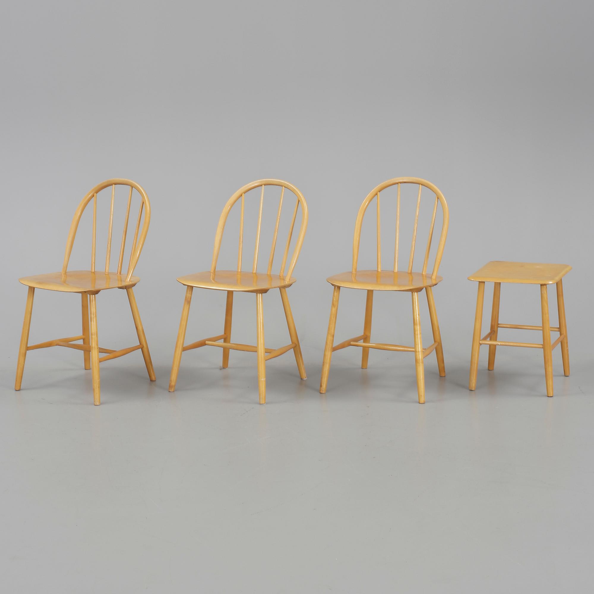 STOLAR OCH PALL, 4 delar, Edsbyverken, 1900-talets andra hälft.