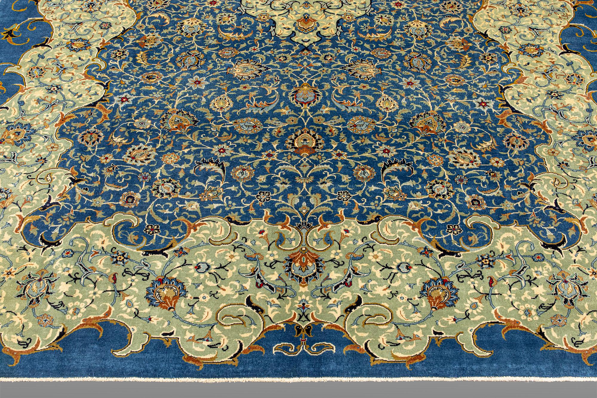 A so called Royal Keshan carpet, ca 362 x 273 cm.