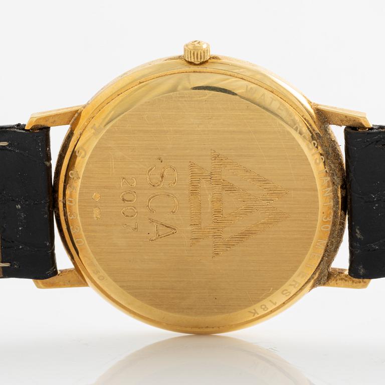 Tissot, armbandsur, 18K guld, 33,5 mm.