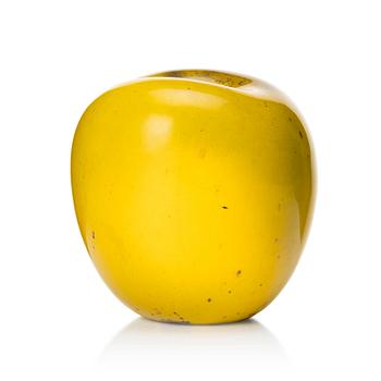 Hans Hedberg, a faience sculpture of an apple, Biot, France.