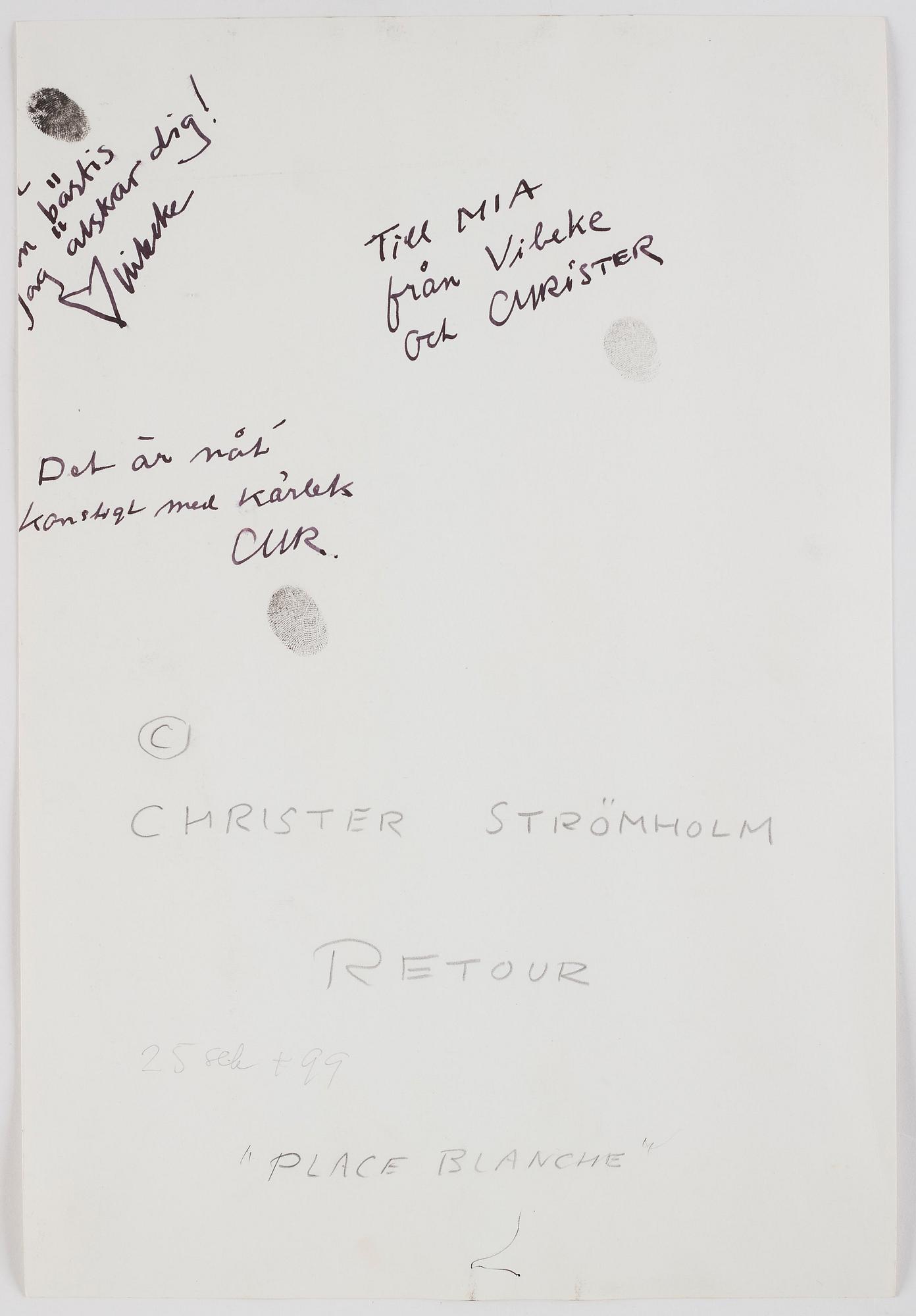 Christer Strömholm, "Gina och Nana, Paris, 1963".