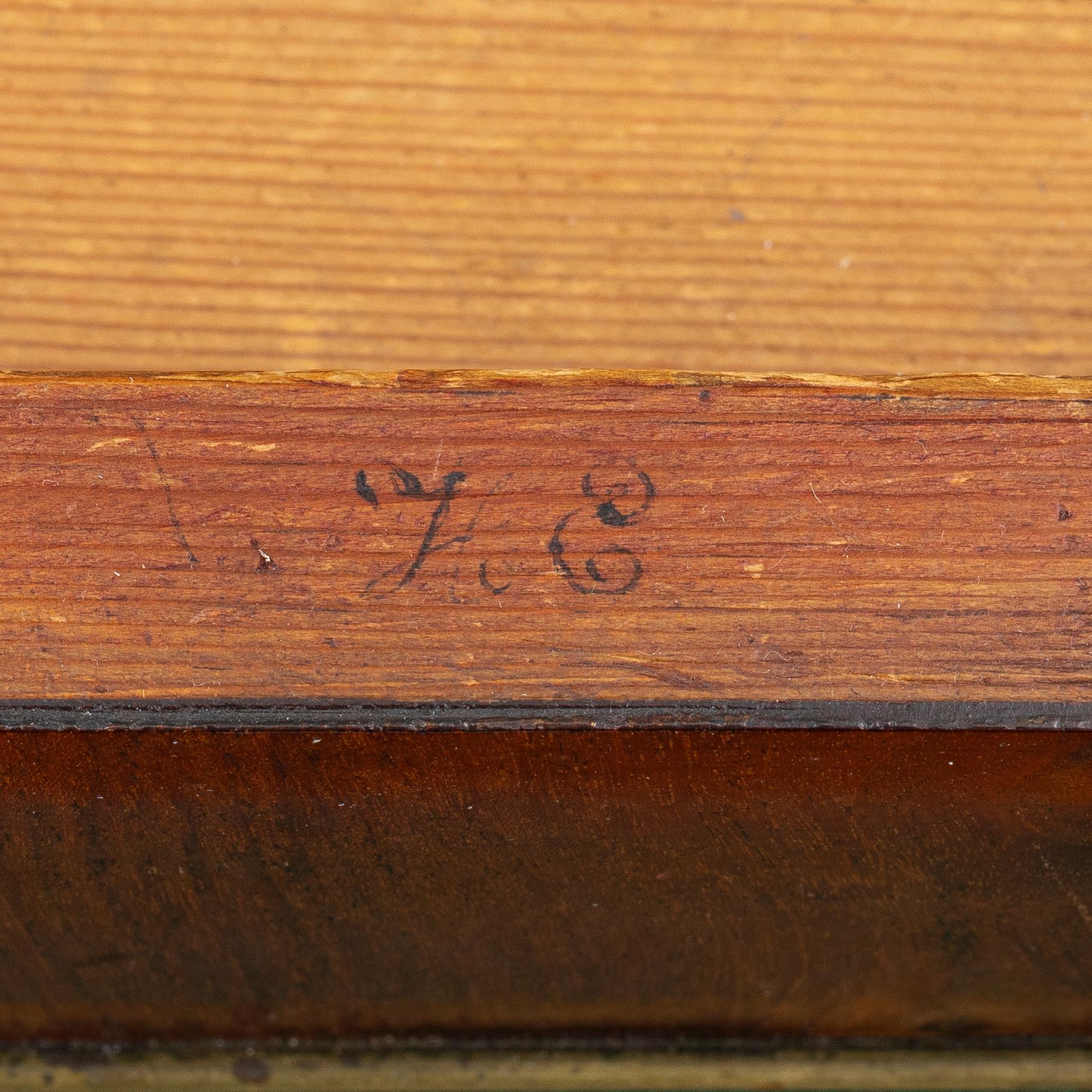Desk, likely England, second half of the 19th century.