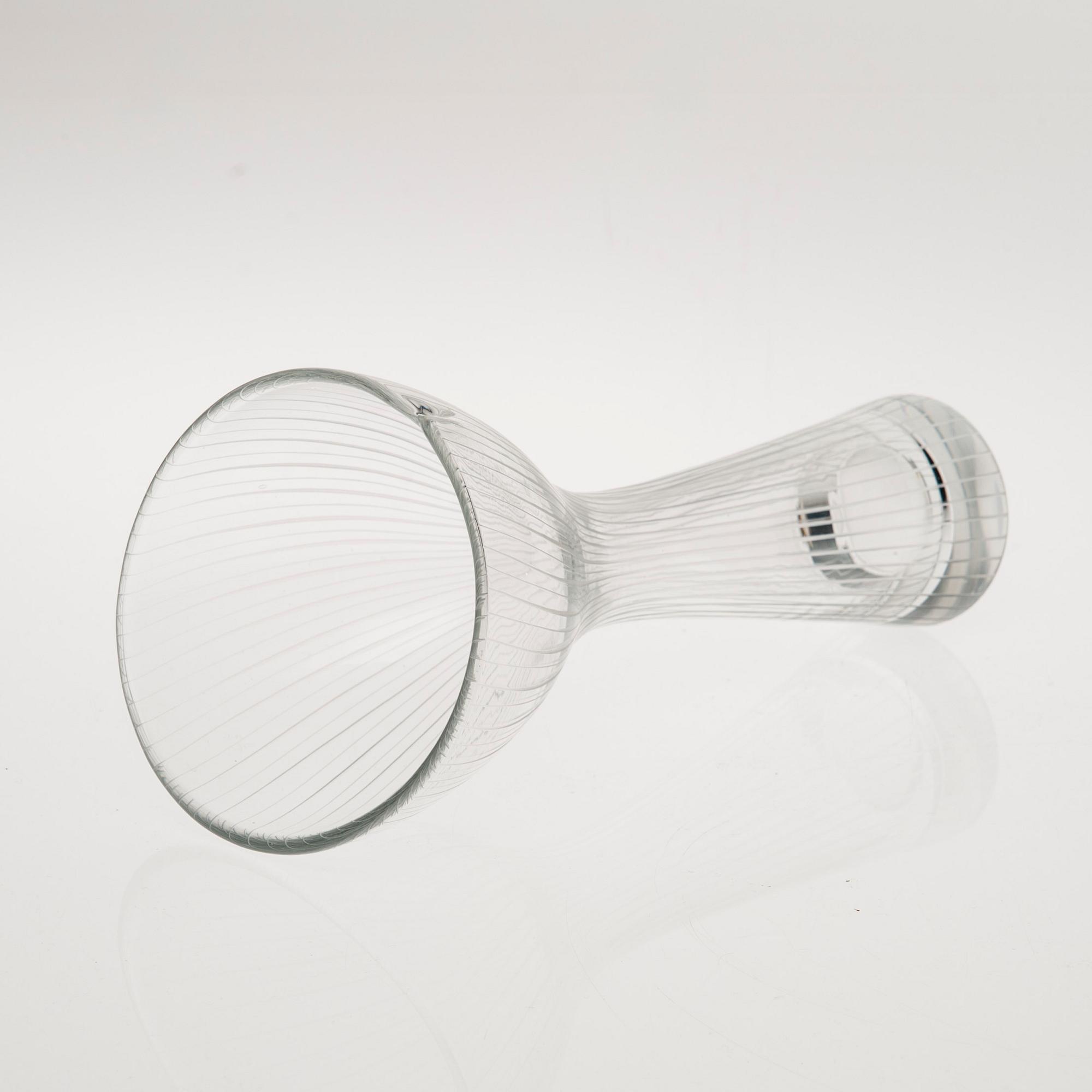 VAS, glas, signerad Tapio Wirkkala Iittala -55.