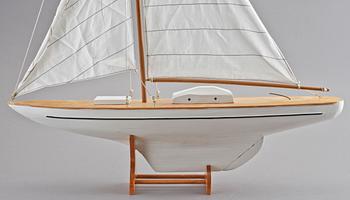 BÅTMODELL, 1900-talets andra hälft.