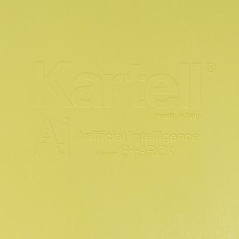 Philippe Starck, karmstolar, 4 st, "A.I. Chair", Kartell, Italien, formgiven 2019.