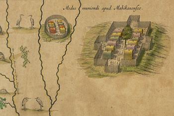 Johannes/Jean Blaeu, map/copper engraving, coloured.