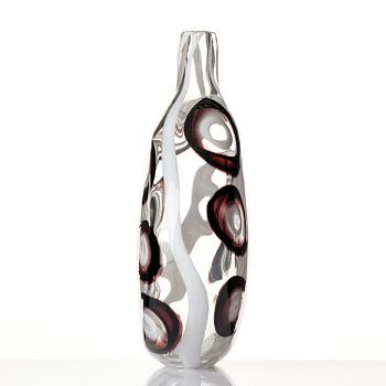 Ann Wåhlström, "Lollipop XVI", a unique glass vase, Tacoma, USA 2006.