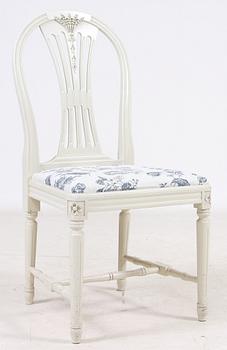 MATGRUPP, 8 delar, gustaviansk stil, 1900-tal.