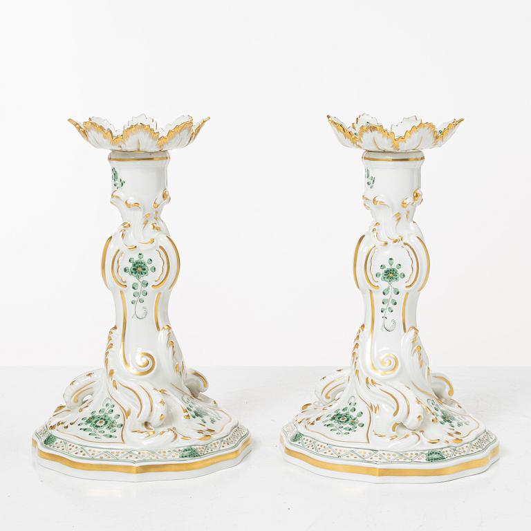 Meissen, servisdelar, 5 delar, tidigt 1900-tal.