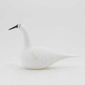 Oiva Toikka, a glass bird, Nuutajärvi Notsjö, signed, 2007.