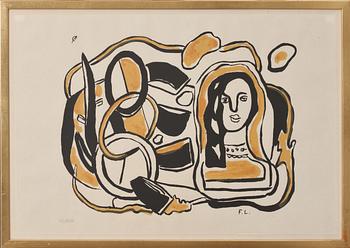 FERNAND LEGER, färglitografi, signerad och daterad 55/200.