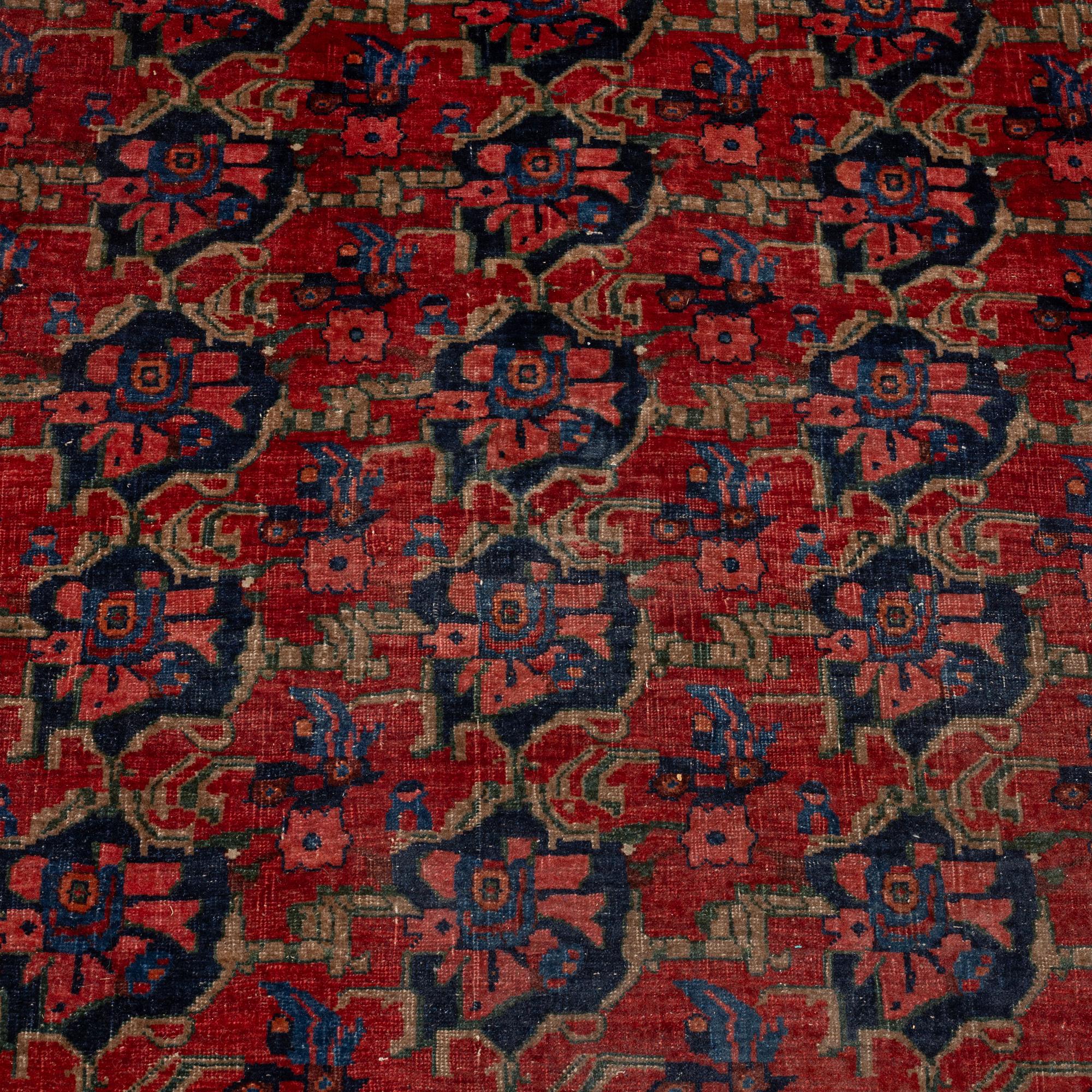 A carpet, Bidjar, circa 350 x 265 cm.