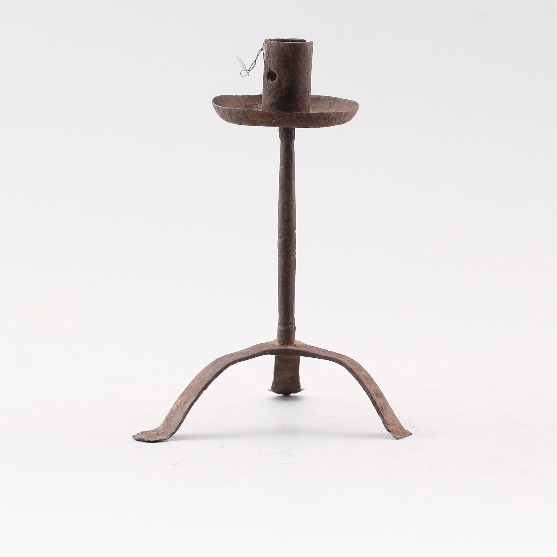 LJUSSTAKE, smide, 1700-tal.