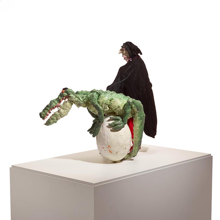 Nathalie Djurberg & Hans Berg, "Crocodile, Egg, Man" från "I am Saving this Egg for Later".