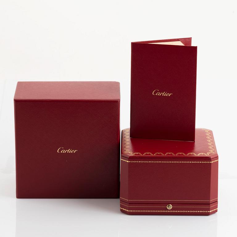 Cartier armband "Juste en Clou" 18K vitguld med runda briljantslipade diamanter.