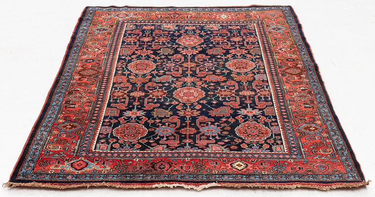 An Antique Bidjar rug, c 206 x 141 cm.