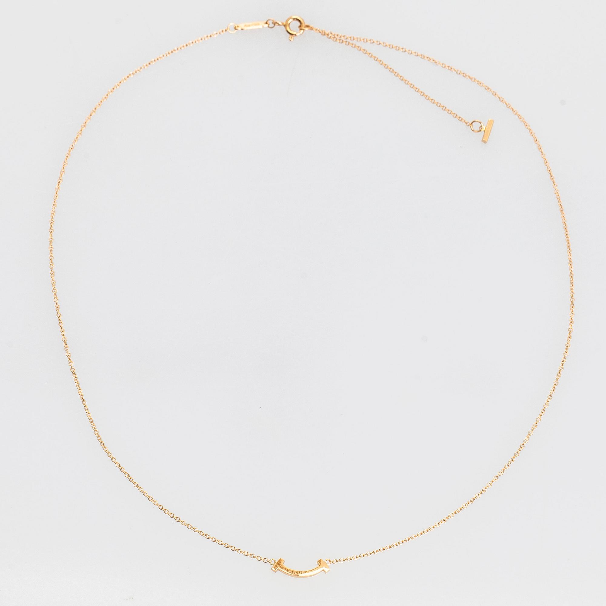 Tiffany & Co, kaulakoru, "T Smile", 18K kultaa.