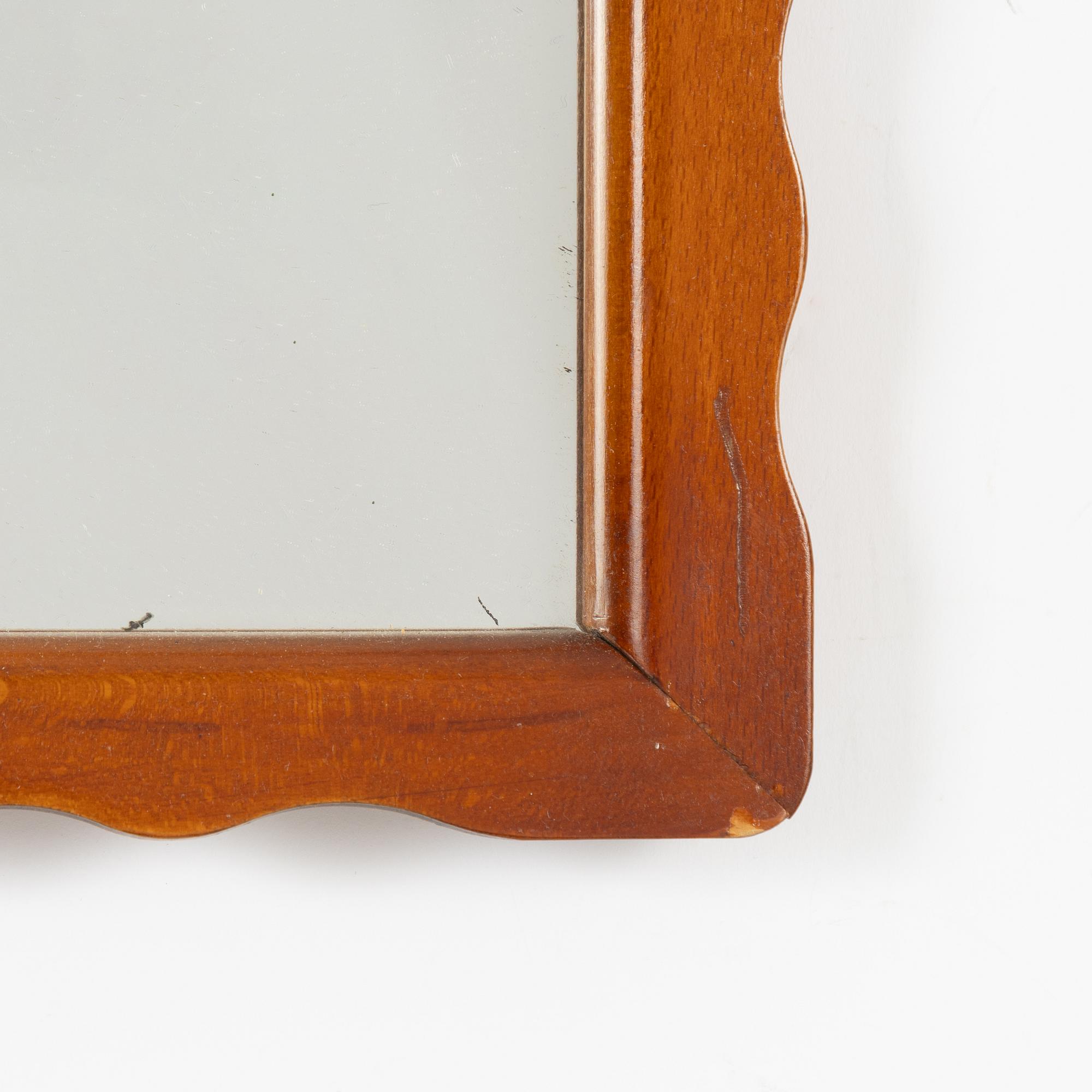 Mirror, Swedish modern, Fröseke, 1940s.