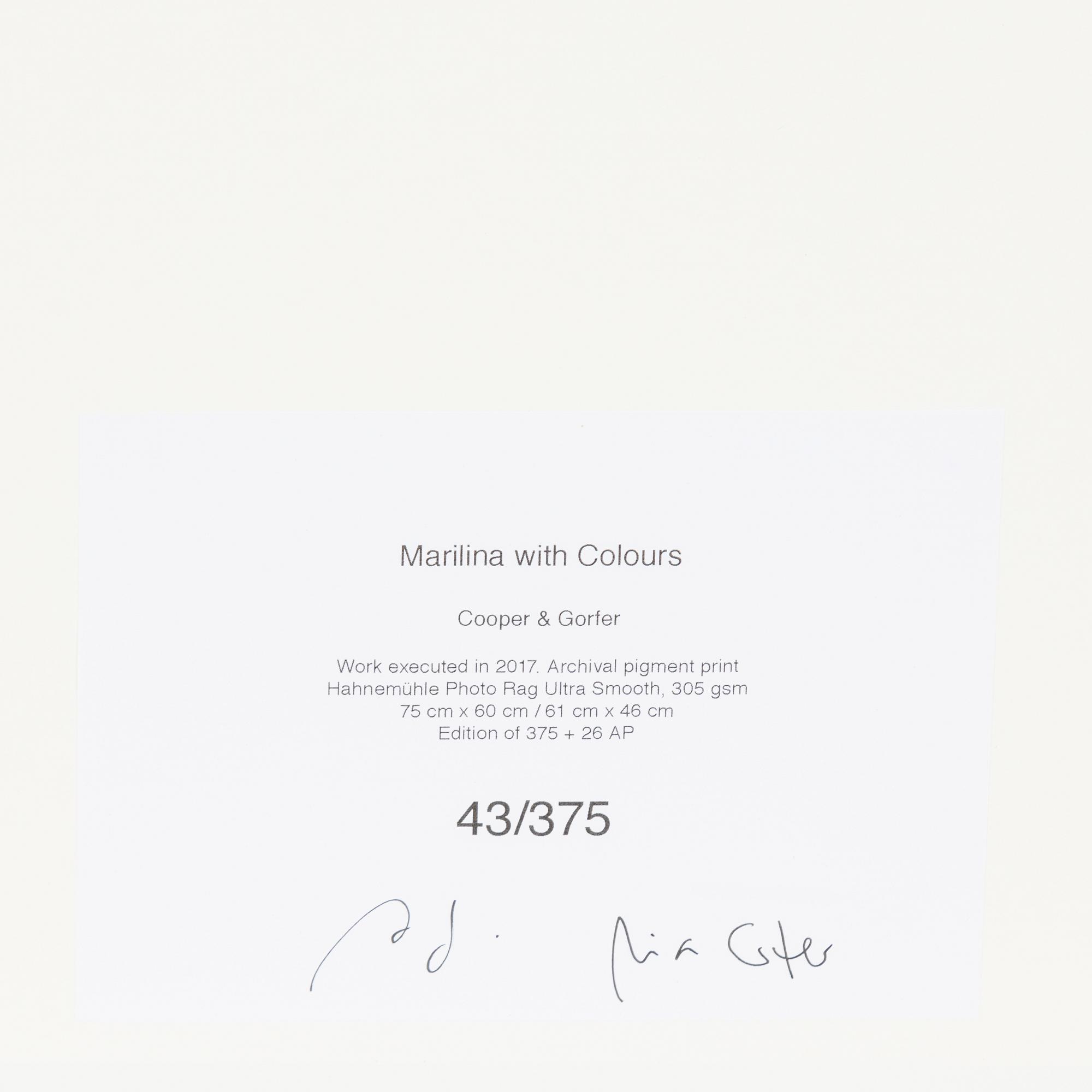 Cooper & Gorfer, "Marilina with Colours".