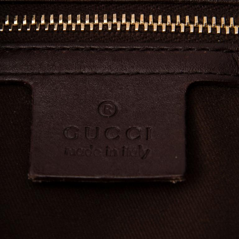 GUCCI Guccissima Leather Jackie Hobo Bag.