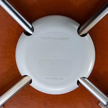 Arne Jacobsen, stolar, 6 st, "Sjuan", Fritz Hansen, Danmark.