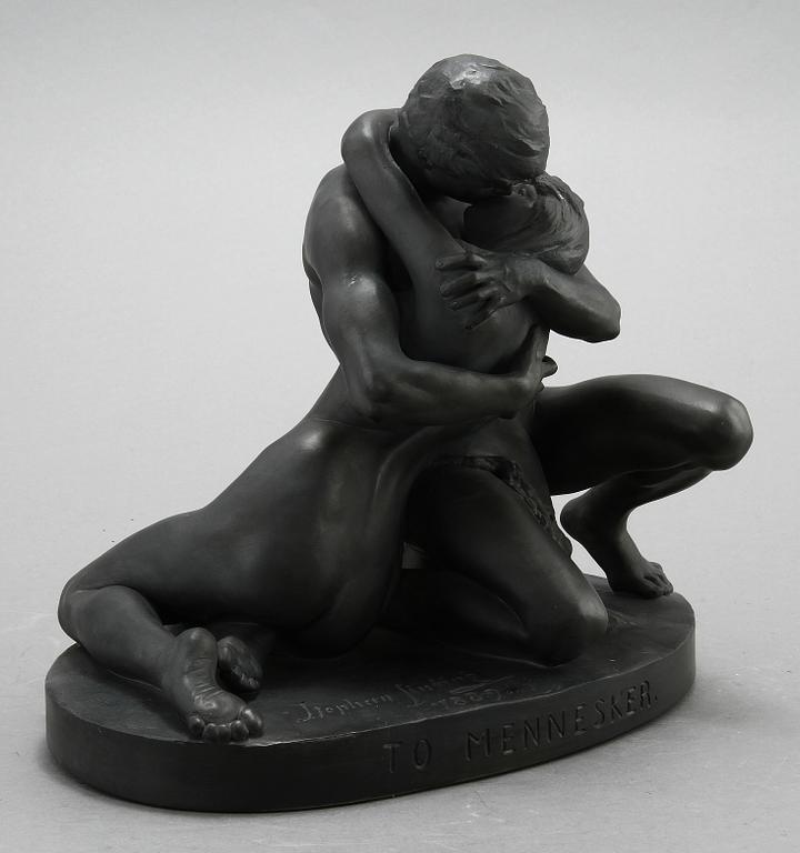 STEPHAN SINDING, efter, skulptur, basalt, 1900-tal.