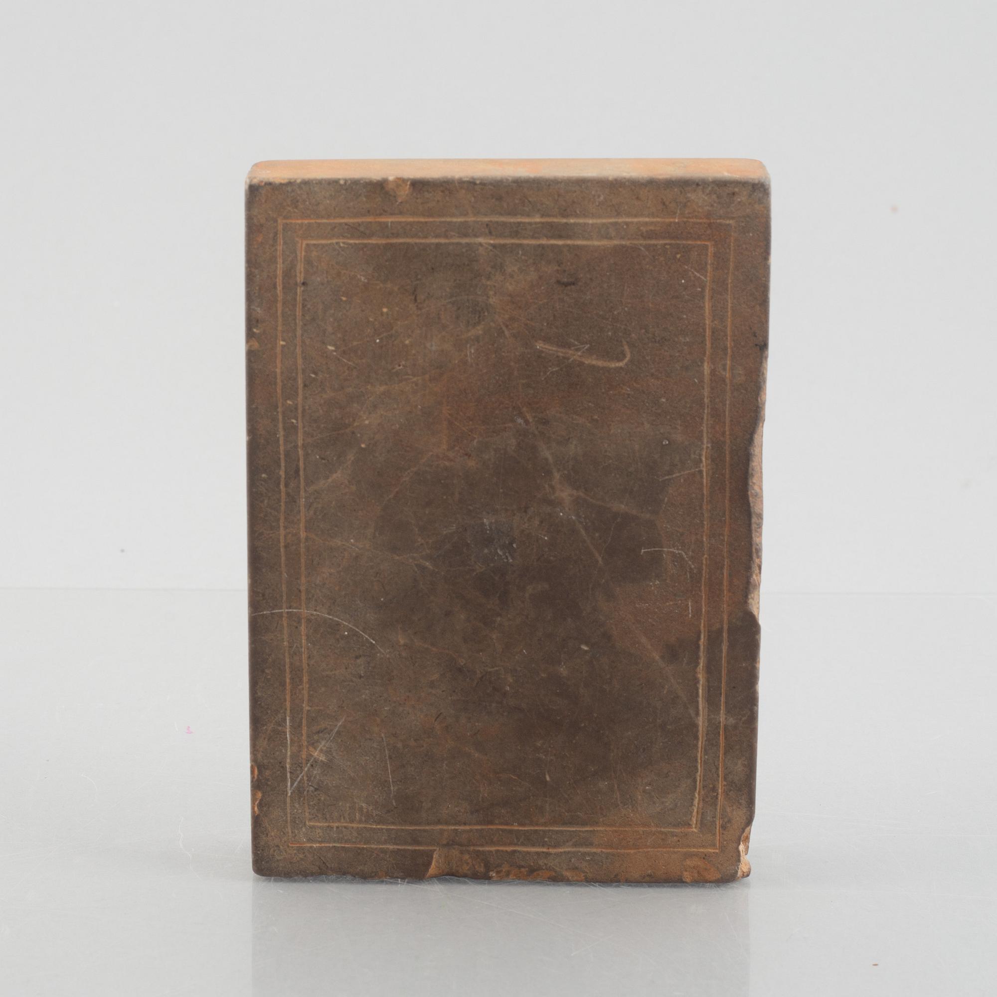 A Chinese ink stone with an inscription, Qing dynasty or older.