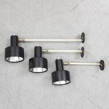 Three Omi wall lights, Denmark, 1960's.