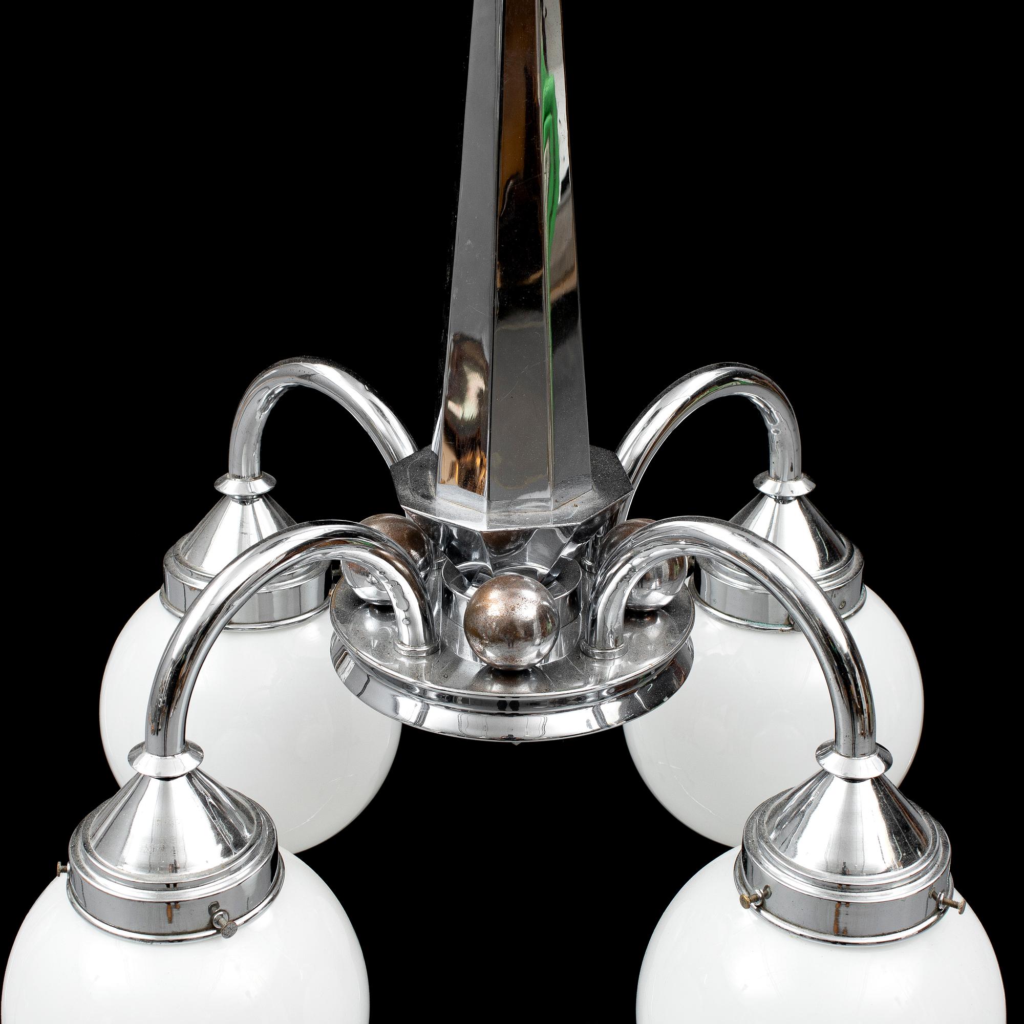 A 1930s ceiling light.
