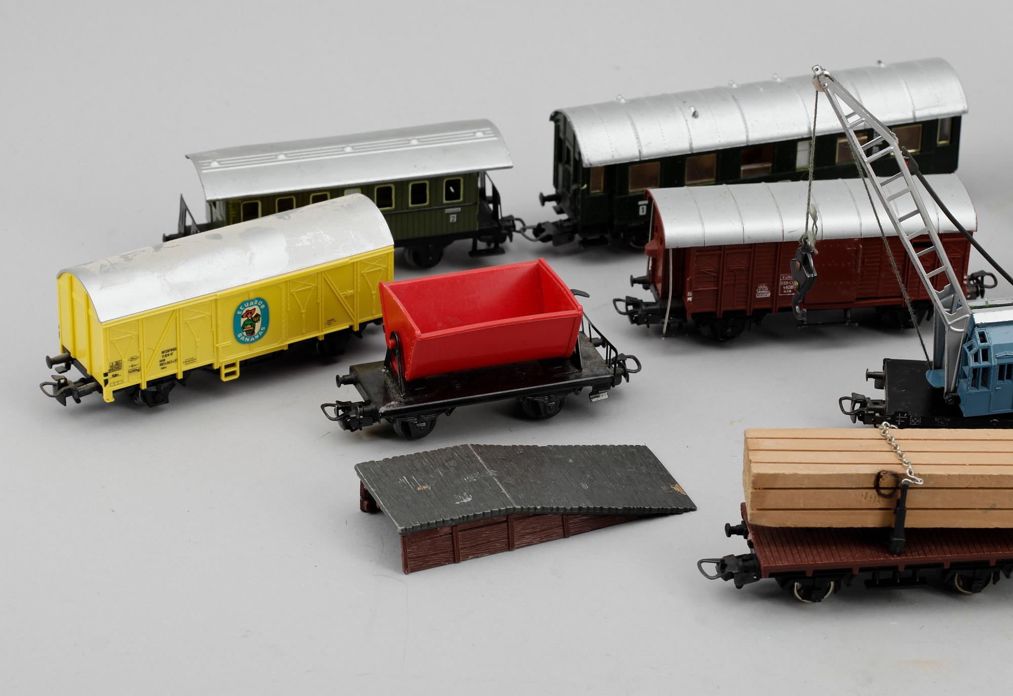 PARTI TÅGLEKSAKER, främst Märklin, 19/2000-tal.