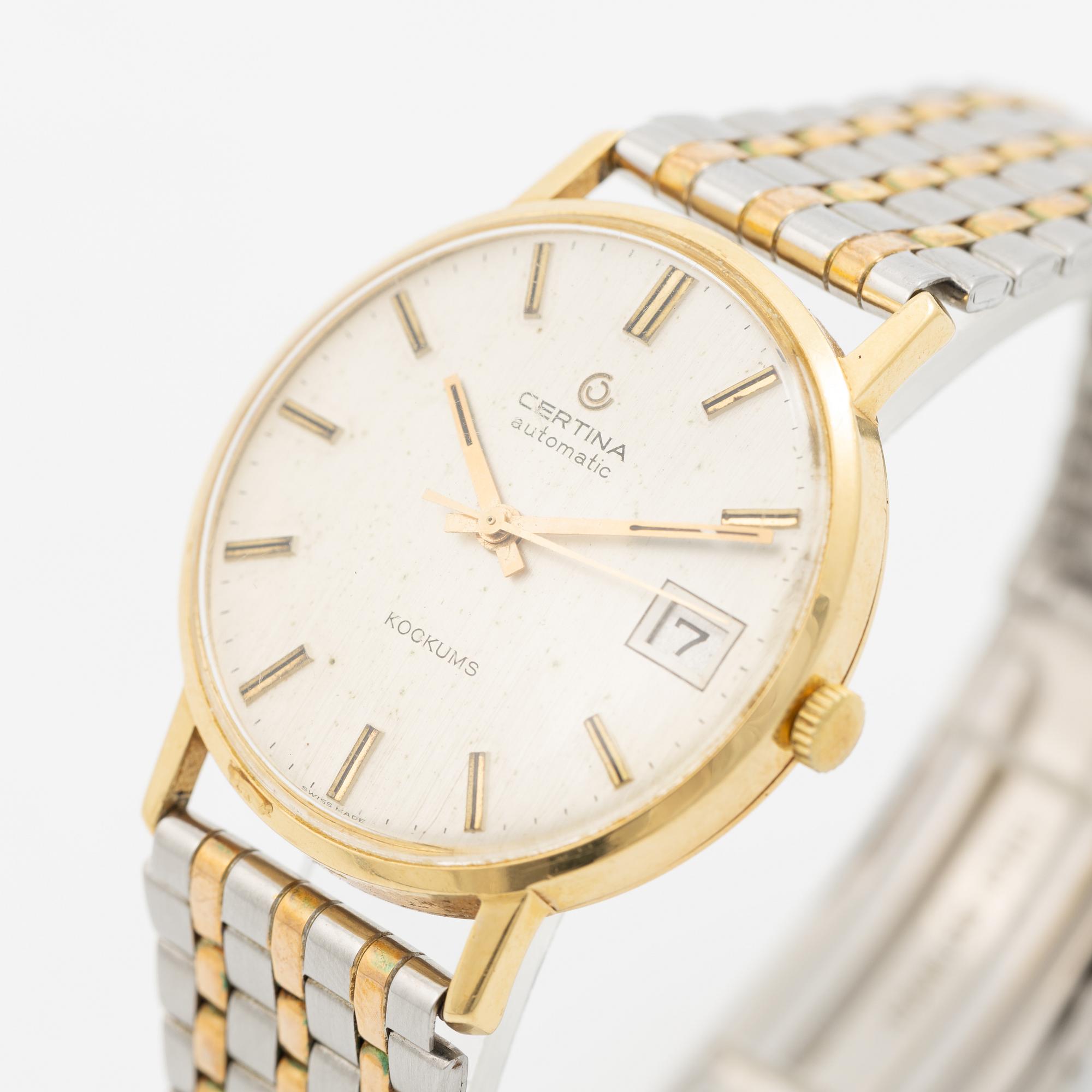 Certina, "Kockums", armbandsur, 34 mm.
