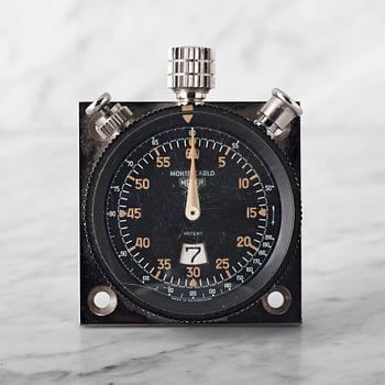 114. HEUER, Monte-Carlo, dash board stopwatch.