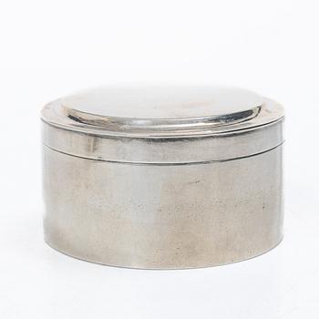 Otto Wilhelm Kjellberg, lockdosa, silver, Västerås 1852.