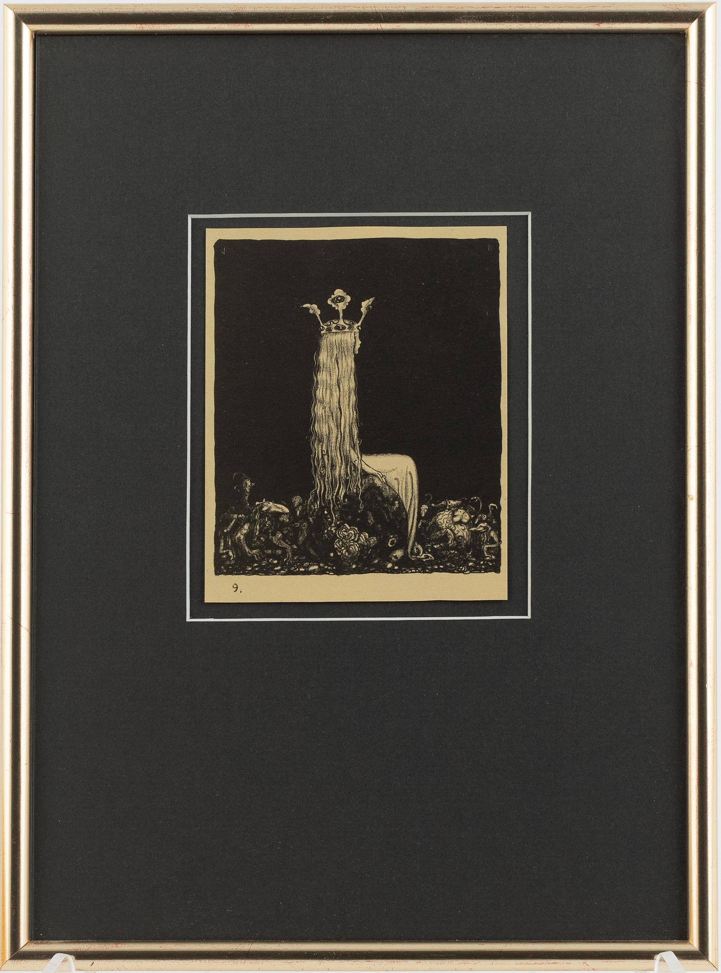 John Bauer, "Prinsessan och småtrollen".