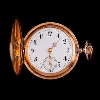 FICKUR, 14 k guld, savonett, 1900-talets första hälft.