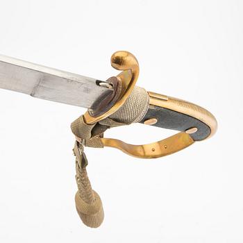 A Swedish police sword, early 20th century.