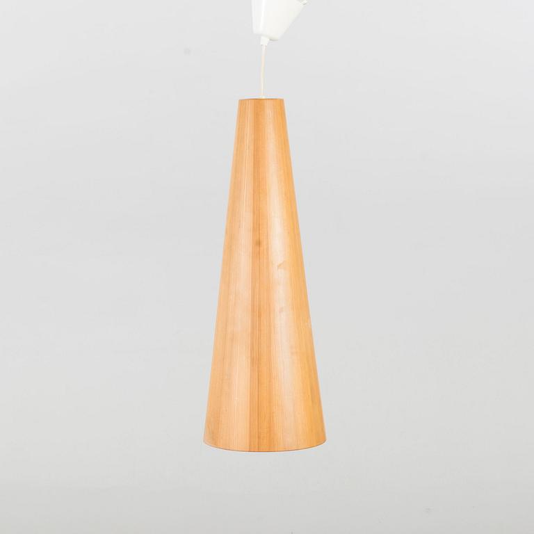 A JÖRGEN WOLF "CONUS" CEILING LAMP, 1950's.