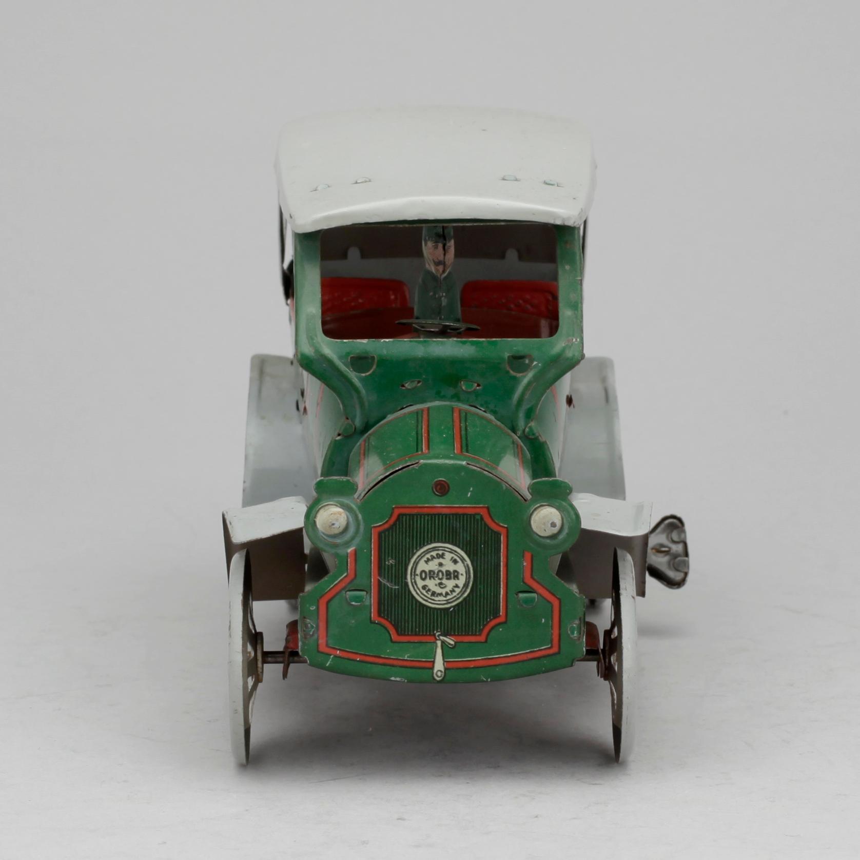 LEKSAKSBIL, plåt, "Orobr", Tyskland, 1900-talets första hälft.