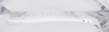 TAPIO WIRKKALA, SKÅL. Isbit. Sign. Tapio Wirkkala, Iittala.