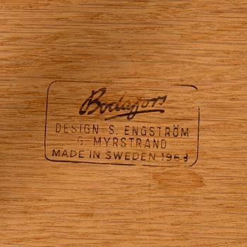 Sven Engström och Gunnar Myrstrand, sängbord, ett par, Bodafors, 1963.