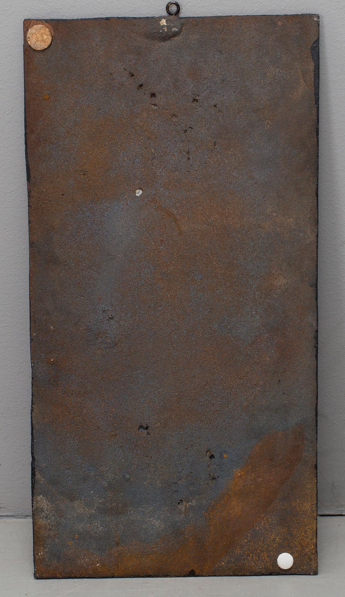 A 1920´/1930´s cast iron wall plaque by Olof Hult, Näfveqvarn.