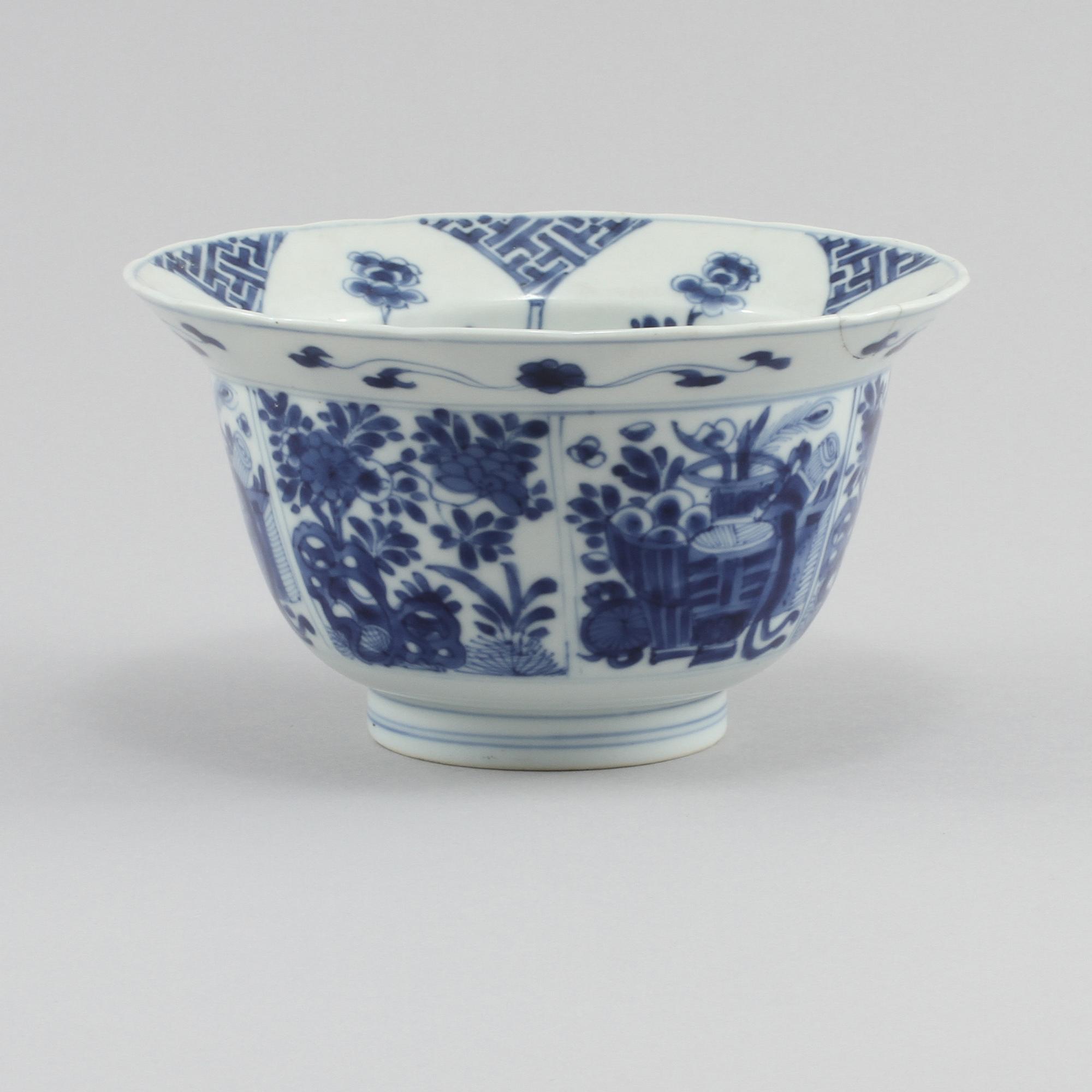 SKÅL, porslin, Kina, Kangxi (1662-1722).