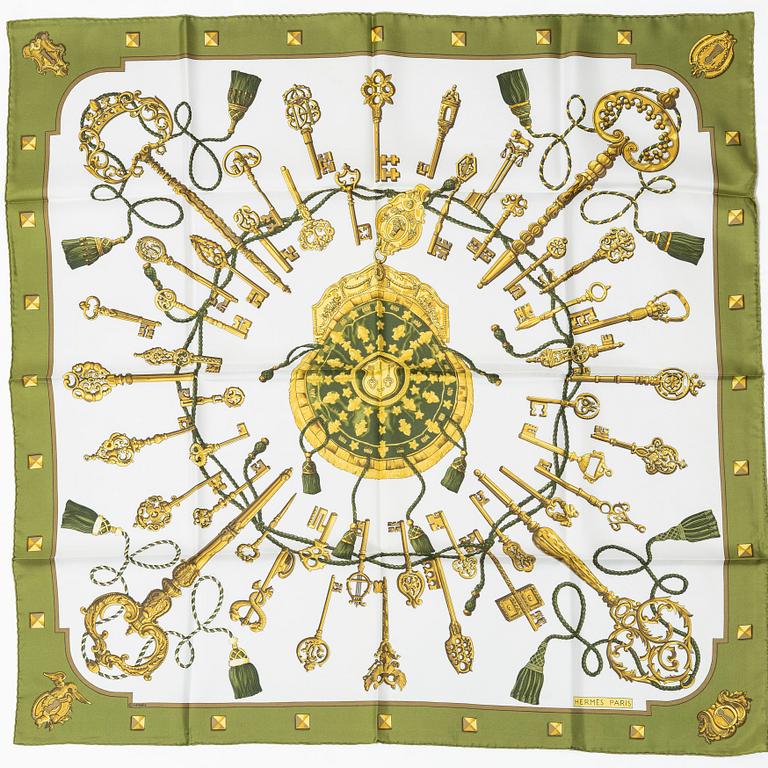 Hermès, scarf, "Les Clés".