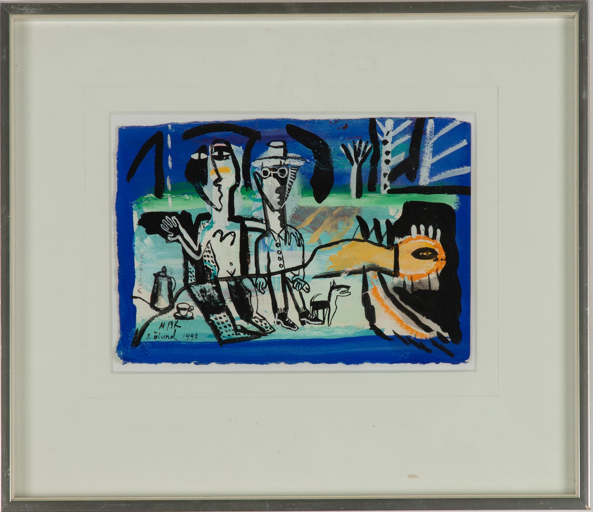 Madeleine Pyk & Per Ölund, "Pick-Nick", "Skål för den vetgirige", "Vernissage".