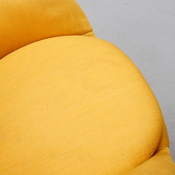 A pair of easy chairs, mid 20th Century.